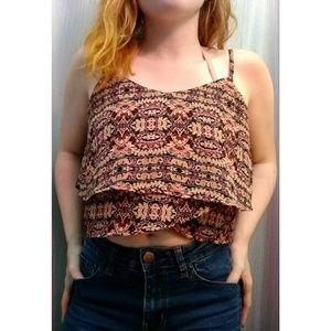Cute Fall Trippy/Dressy Tank Top